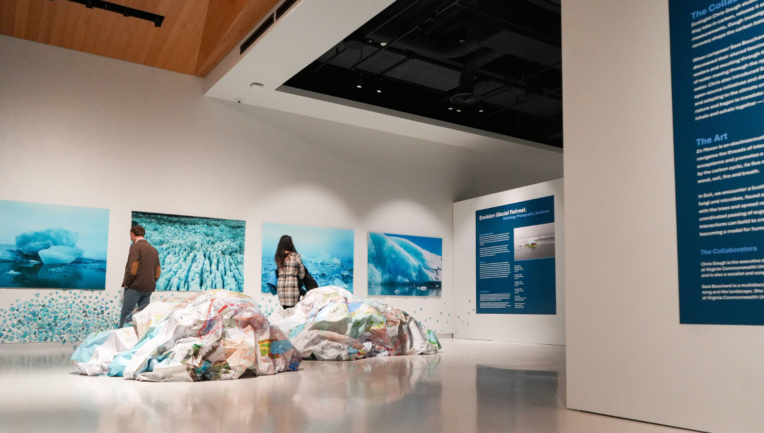 Patrons explore Currents in Stirek Gallery