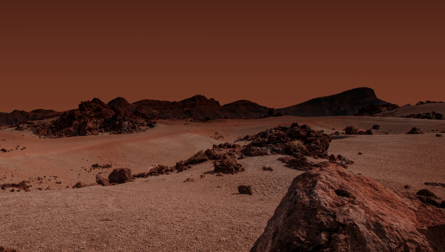 A shot of Mars