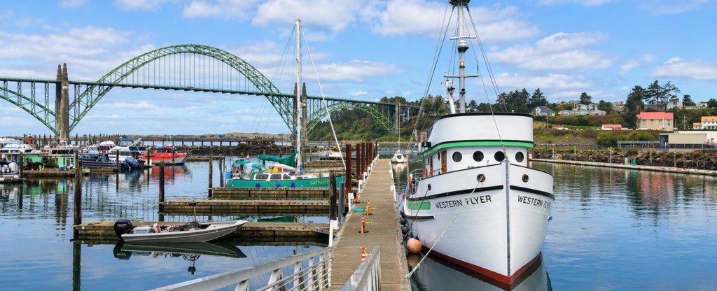 Western Flyer docked in Newport