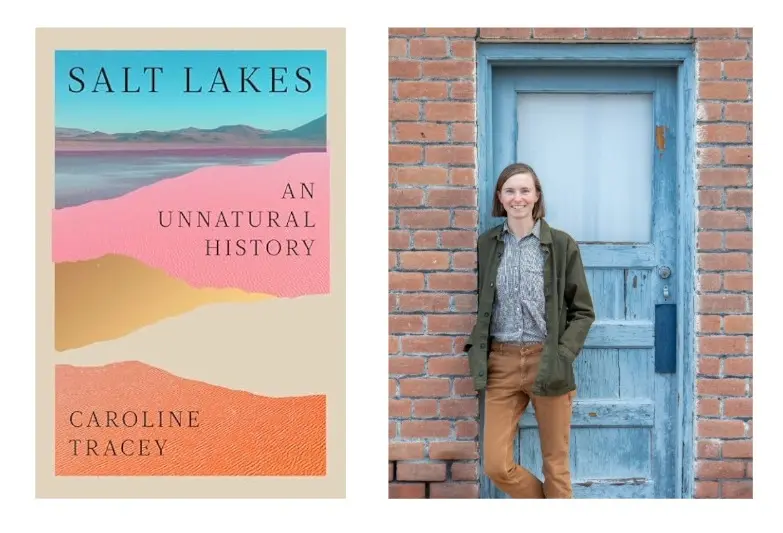 Salt lakes book cover with Caroline Tracey image