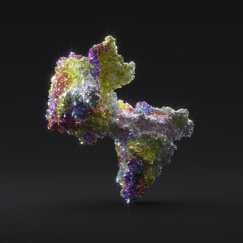 A digital rendering as part of Harry Yeff's Voice Gems