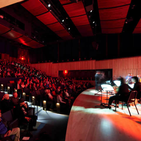 A performance in Detrick Hall