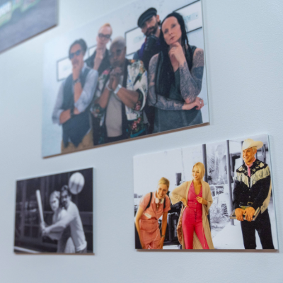 Still image from Dale Robinette feature in PRAx Student Arts Corridor